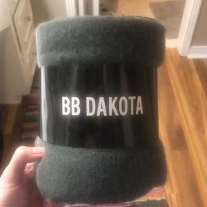 Gray/charcoal one size poncho. NWT